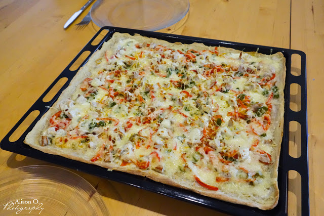 Recette pizza poulet poivron cuisine