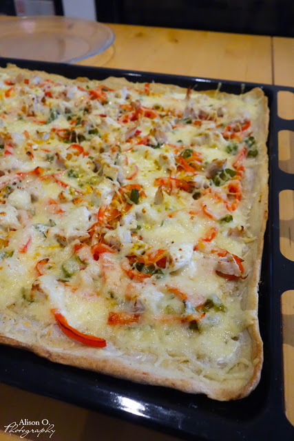 Recette pizza poulet poivron cuisine